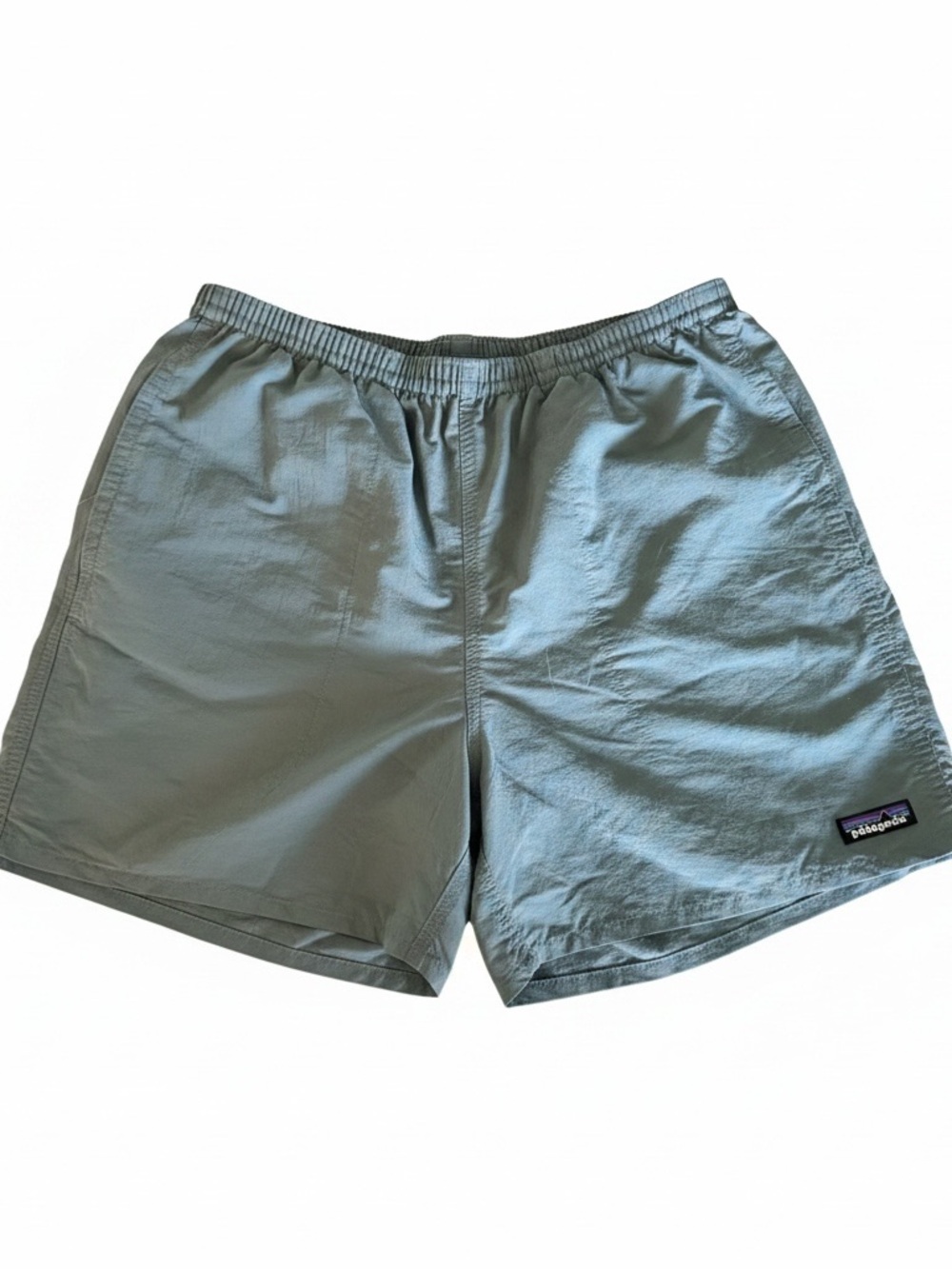Patagonia Men’s Grey Blue Hybrid Baggies 5” Shorts
